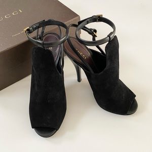Gucci Kid Scamosciato Heels